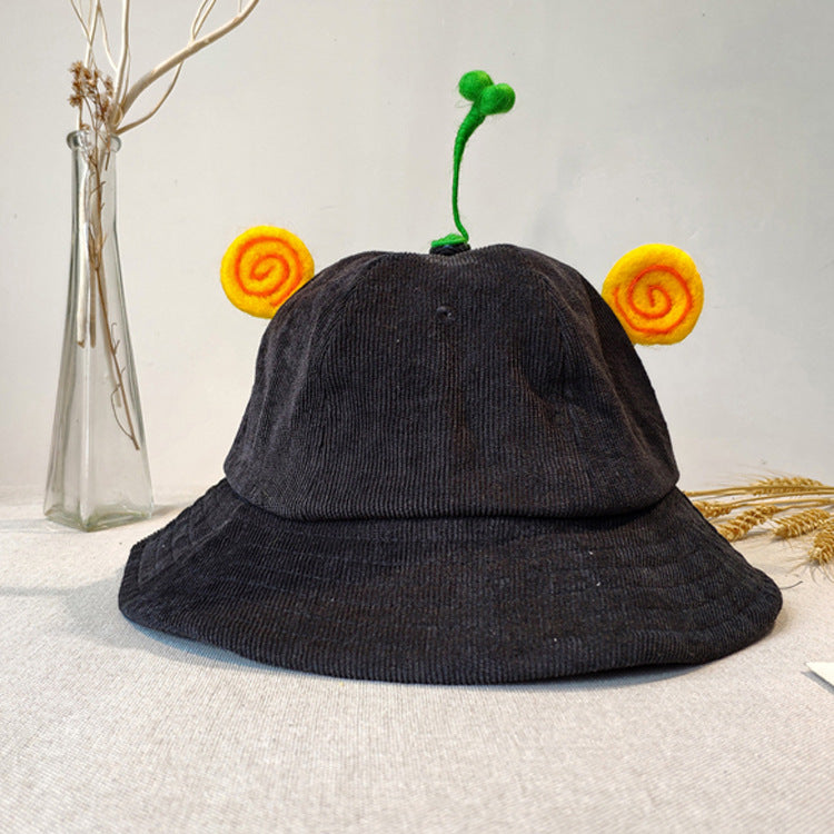 Kids Bean Sprouts Corduroy Bucket Hat