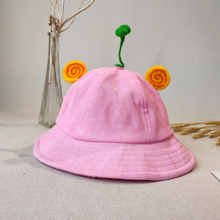 Kids Bean Sprouts Corduroy Bucket Hat