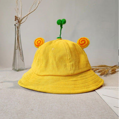 Kids Bean Sprouts Corduroy Bucket Hat