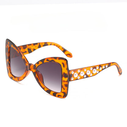 Kids Triangle Inlaid Pearl PC Sunglasses