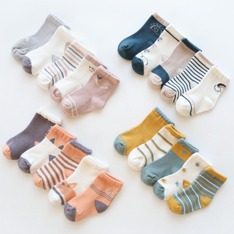 Baby Kid Unisex Cartoon Socks