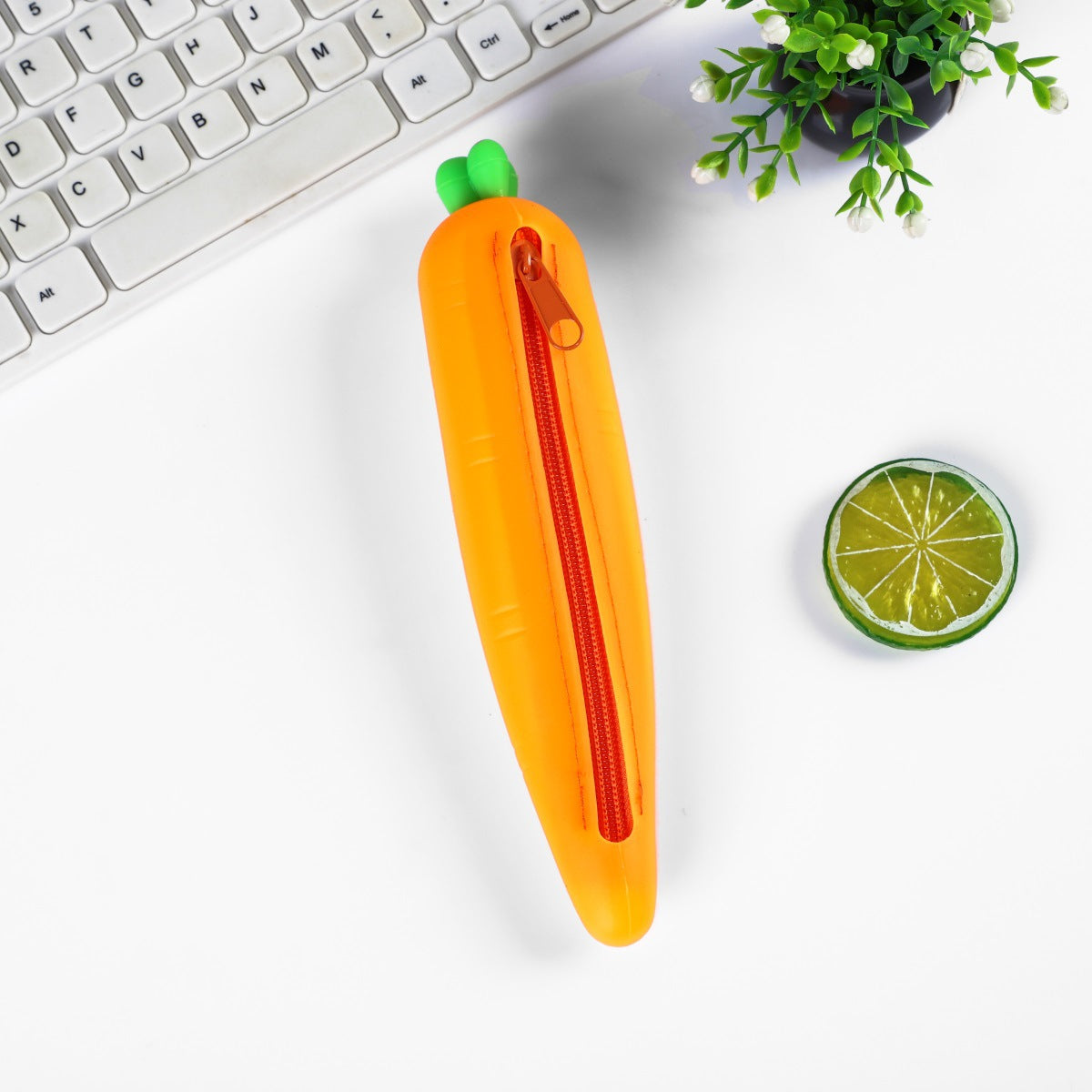 Fruit and Vegetable Silicone Pencil Case