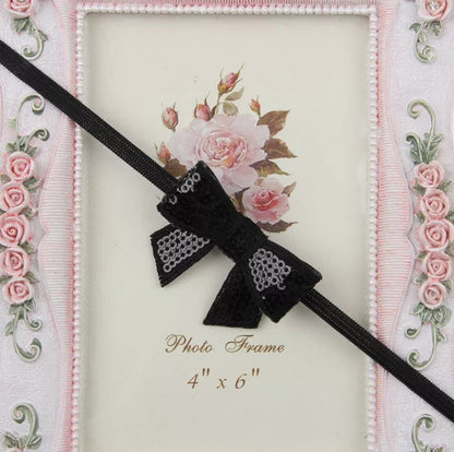 SEQUIN BOW HEADBAND