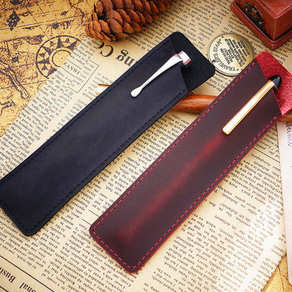 Handmade Genuine Leather Creative Fashion Pencil Case