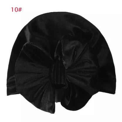 Velvet Bow Turbans