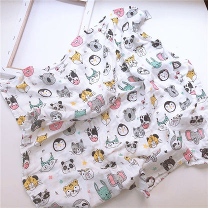 Wholesale baby 60*60 bamboo cotton gauze saliva towel