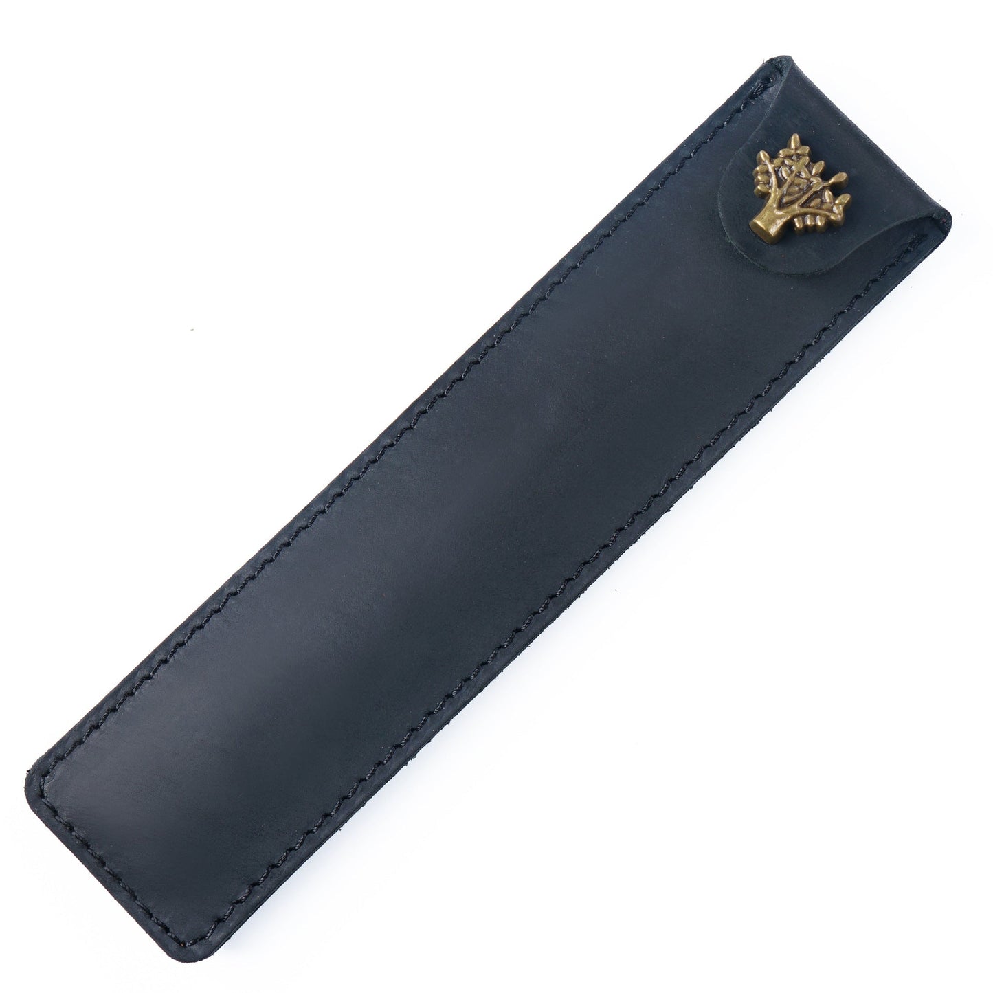 Vintage Handmade Top Layer Cowhide Pencil Case