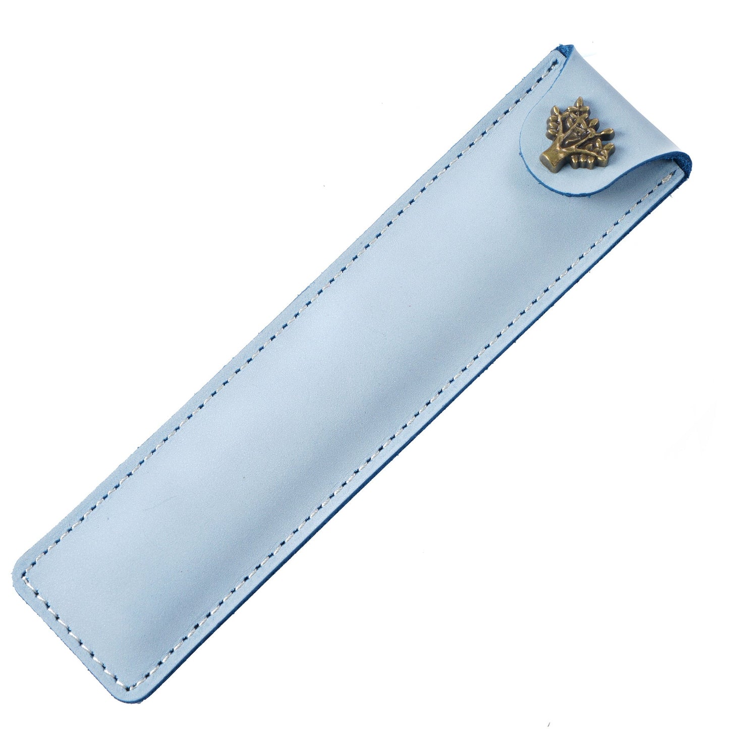 Vintage Handmade Top Layer Cowhide Pencil Case