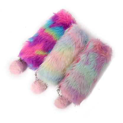 Spandex Plush Pencil Case