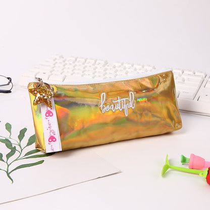 Leather Portable Colorful Pencil Case