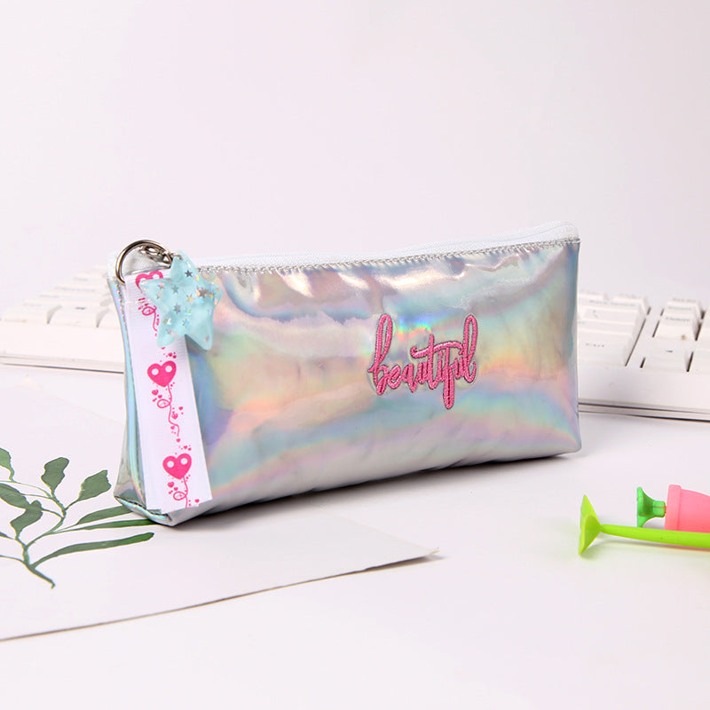 Leather Portable Colorful Pencil Case