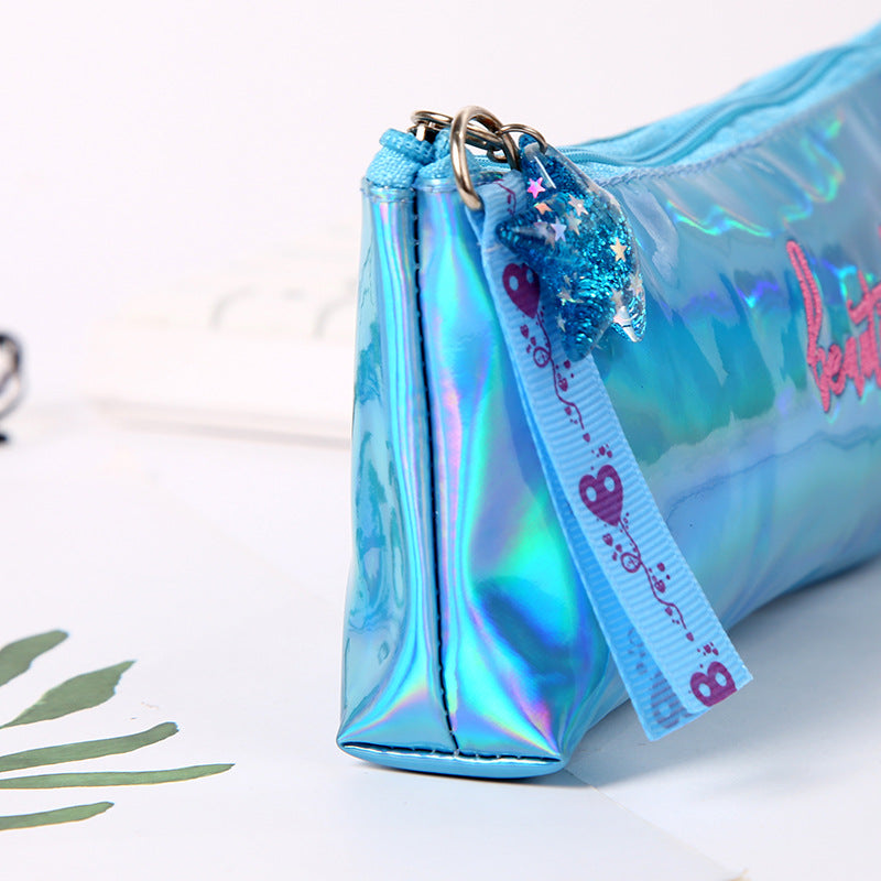 Leather Portable Colorful Pencil Case