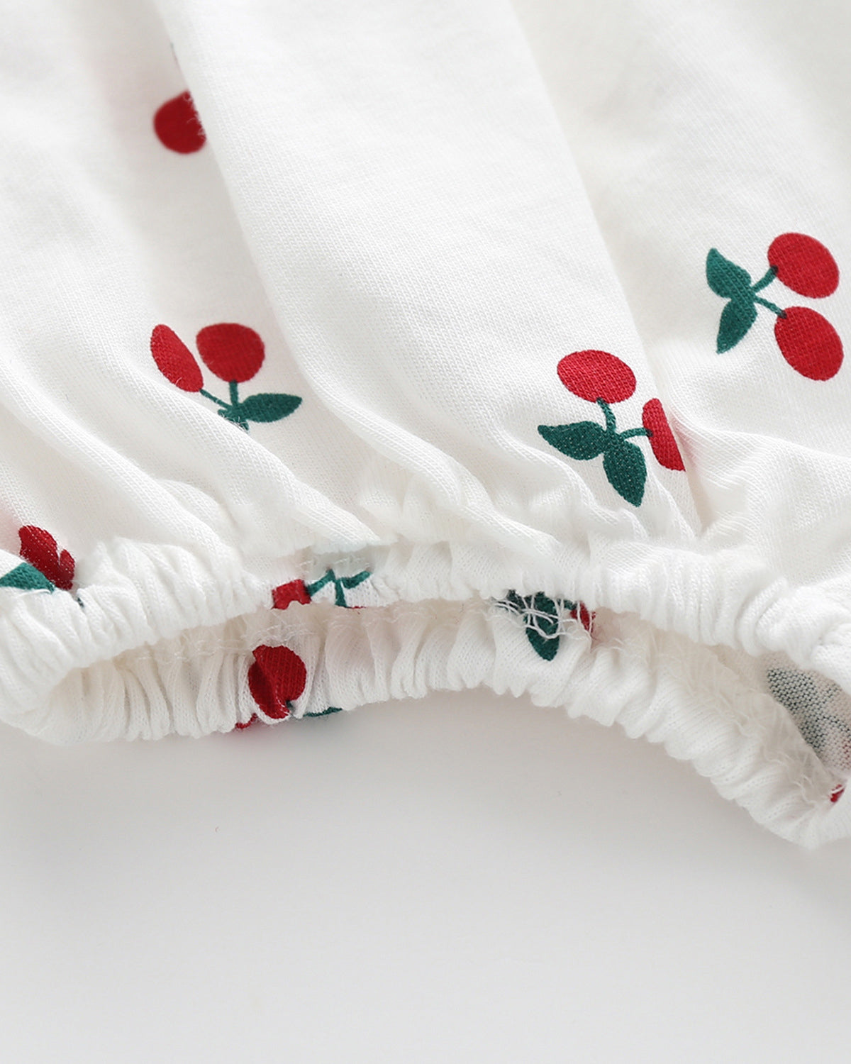Baby Girls Fruit Bow Print Rompers Headwear