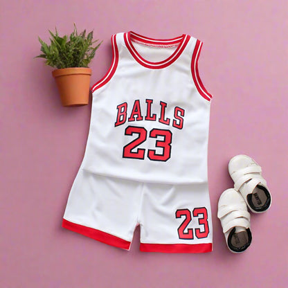 Baby Cotton Basketball Suit Sets