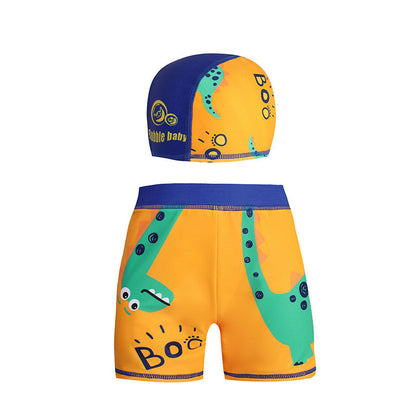 Wholesale 5-16 Years Old Cartoon Shorts Various Colors Boys Diving Swimwear Pants