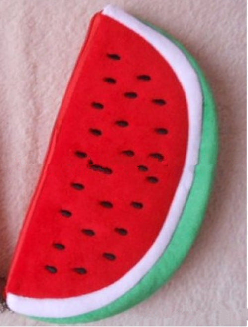 Watermelon Shape Canvas Pen Bag