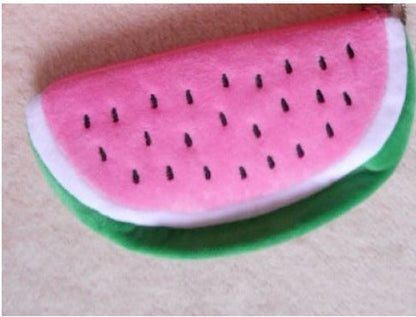 Watermelon Shape Canvas Pen Bag