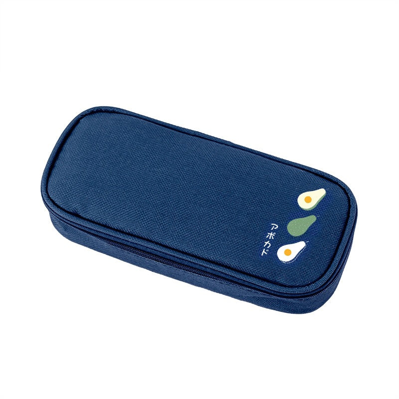 New Fruit Multifunctional Large Capacity Oxford Cloth Pencil Case