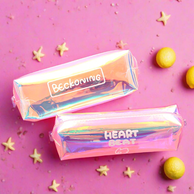 New Large Capacity Cool Laser PVC Pencil Case
