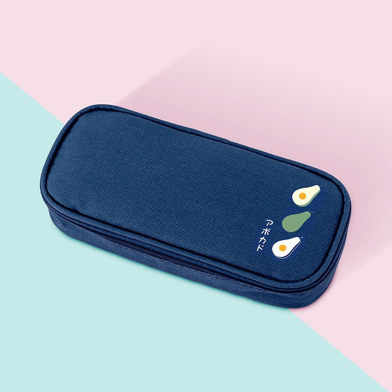 New Fruit Multifunctional Large Capacity Oxford Cloth Pencil Case