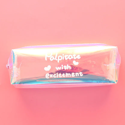 New Large Capacity Cool Laser PVC Pencil Case