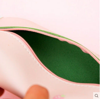 Personalized Creative Snack Style Leather Pencil Case