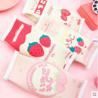 Personalized Creative Snack Style Leather Pencil Case