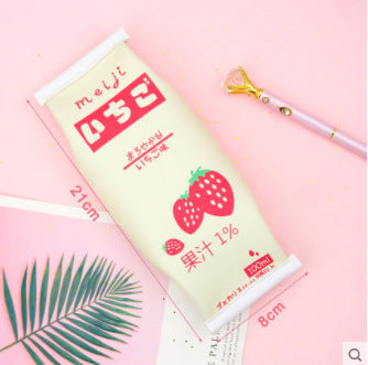 Personalized Creative Snack Style Leather Pencil Case