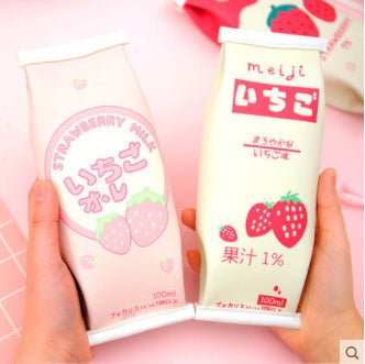 Personalized Creative Snack Style Leather Pencil Case
