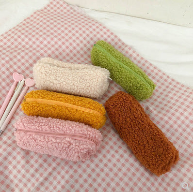 Cute Stationery Plush Pencil Case