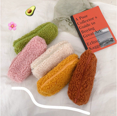 Cute Stationery Plush Pencil Case