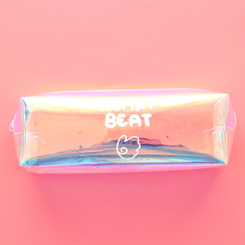 New Large Capacity Cool Laser PVC Pencil Case