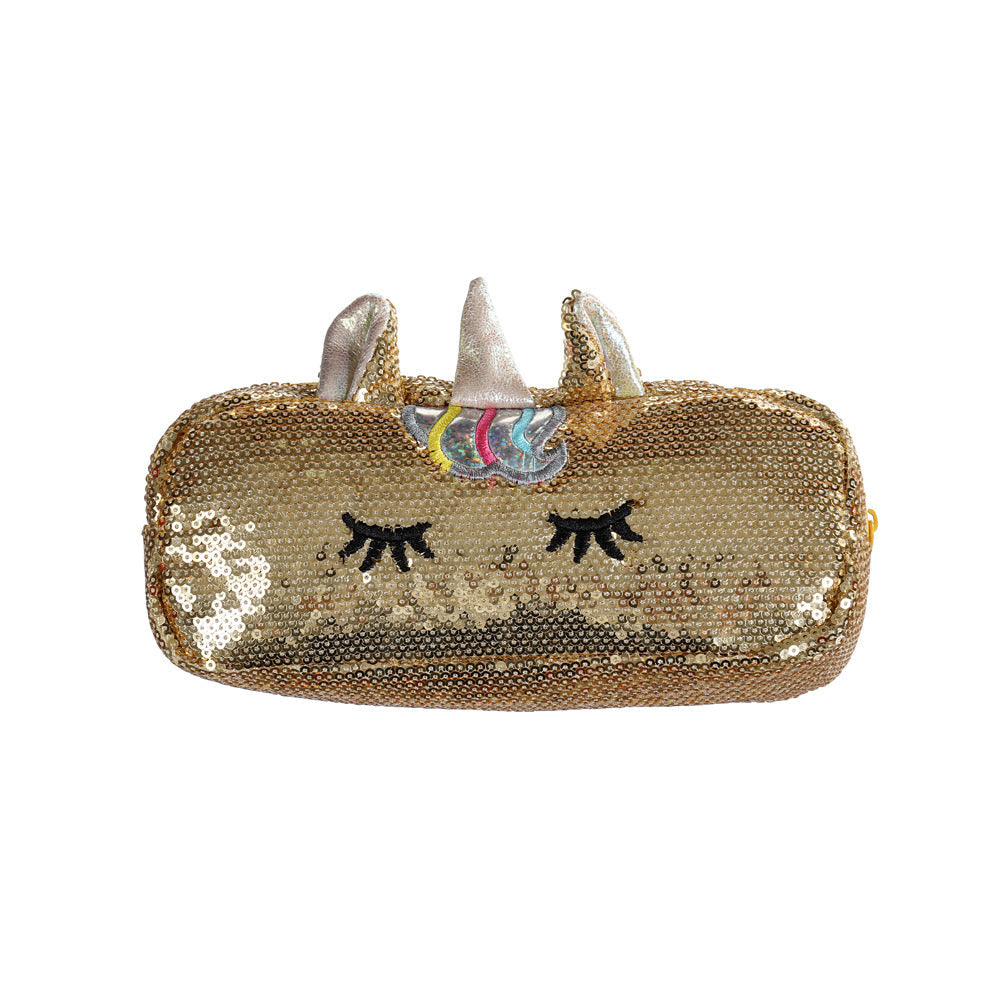 Unicorn Large Capacity Mermaid Sequin Bag Cartoon Rainbow Pencil Bag