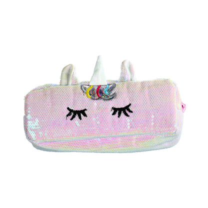 Unicorn Large Capacity Mermaid Sequin Bag Cartoon Rainbow Pencil Bag