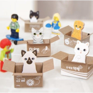 Paper Carton Cute Carton Cat Note Book Note