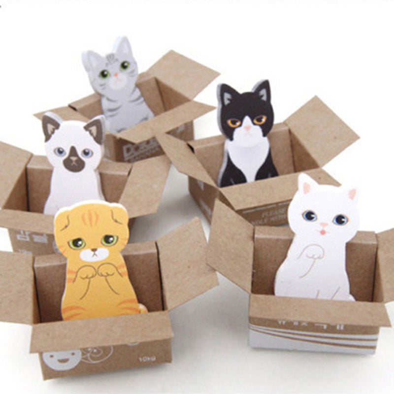 Paper Carton Cute Carton Cat Note Book Note