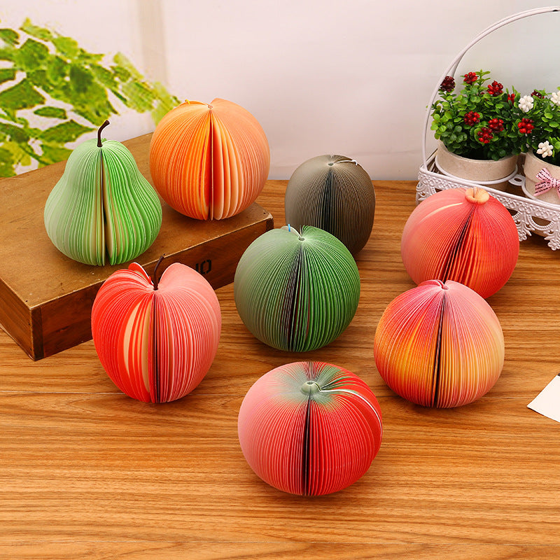 Three-dimensional Creative Fruit Paper Convenience Stickers
