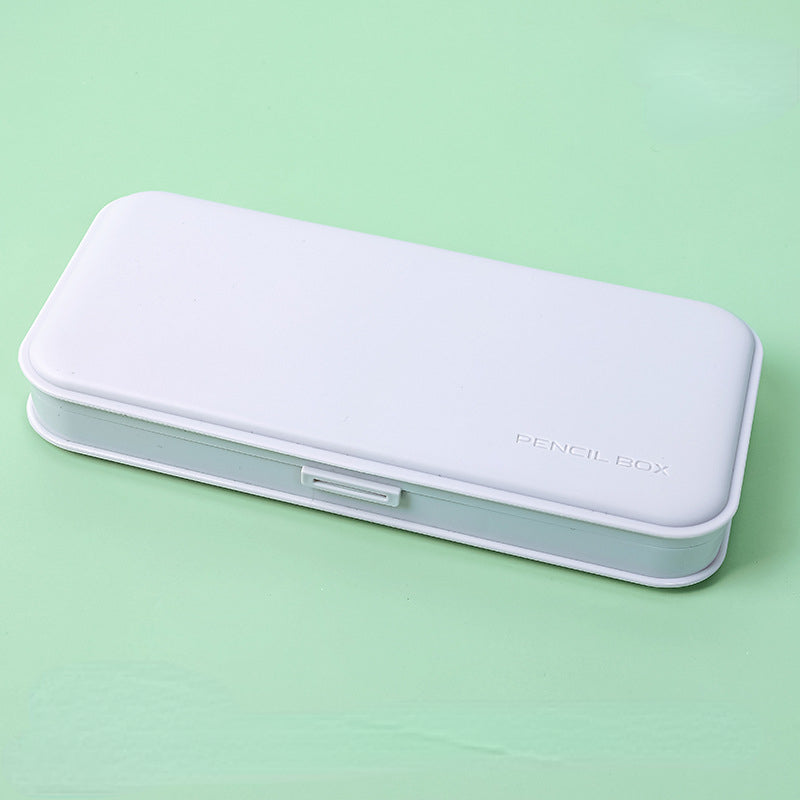 PP Macaron Pencil Box Learning Stationery Storage Matte Pencil Box