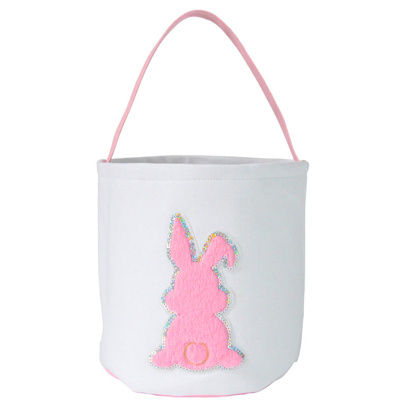 Wholesale 10PCS Easter Sequin Basket Plush TOY