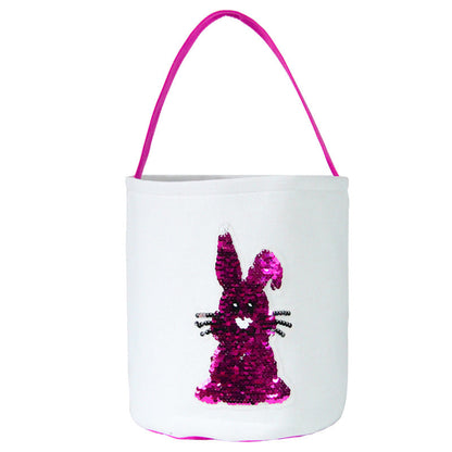 Wholesale 10PCS Easter Sequin Basket Plush TOY