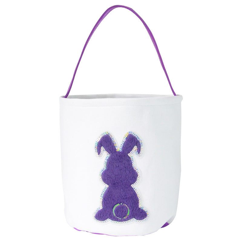Wholesale 10PCS Easter Sequin Basket Plush TOY
