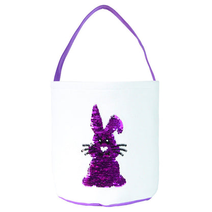 Wholesale 10PCS Easter Sequin Basket Plush TOY