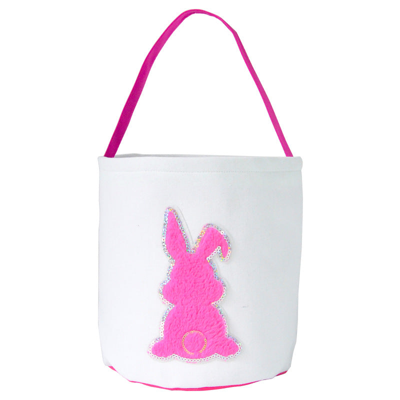 Wholesale 10PCS Easter Sequin Basket Plush TOY