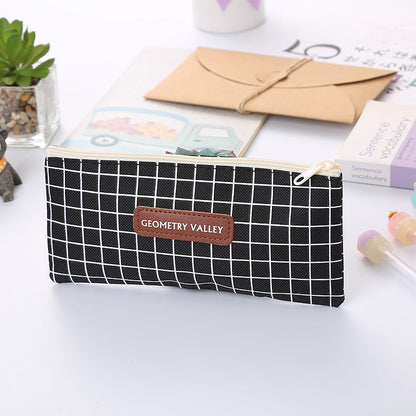 Oxford Square Pencil Case Cute Stationery Storage Bag