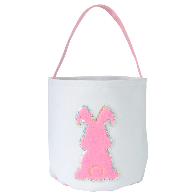 Wholesale 10PCS Easter Sequin Basket Plush TOY