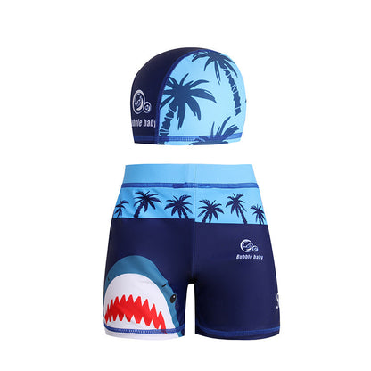 Wholesale 5-16 Years Old Cartoon Shorts Various Colors Boys Diving Swimwear Pants