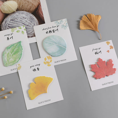 Paper Creative Leaf Maple Leaf Ginkgo Sticky Notes