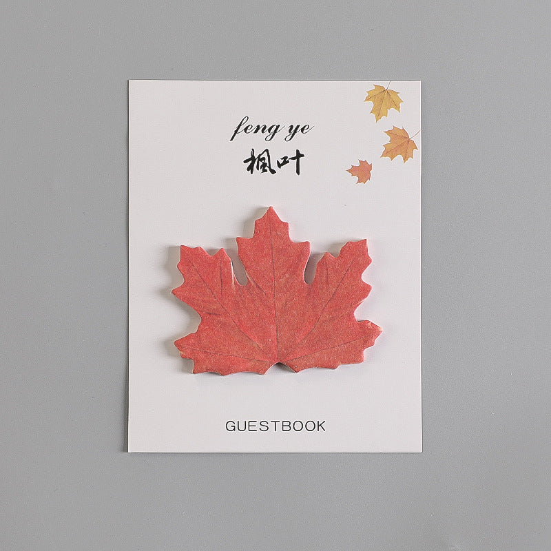Paper Creative Leaf Maple Leaf Ginkgo Sticky Notes