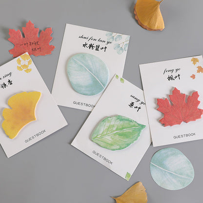 Paper Creative Leaf Maple Leaf Ginkgo Sticky Notes