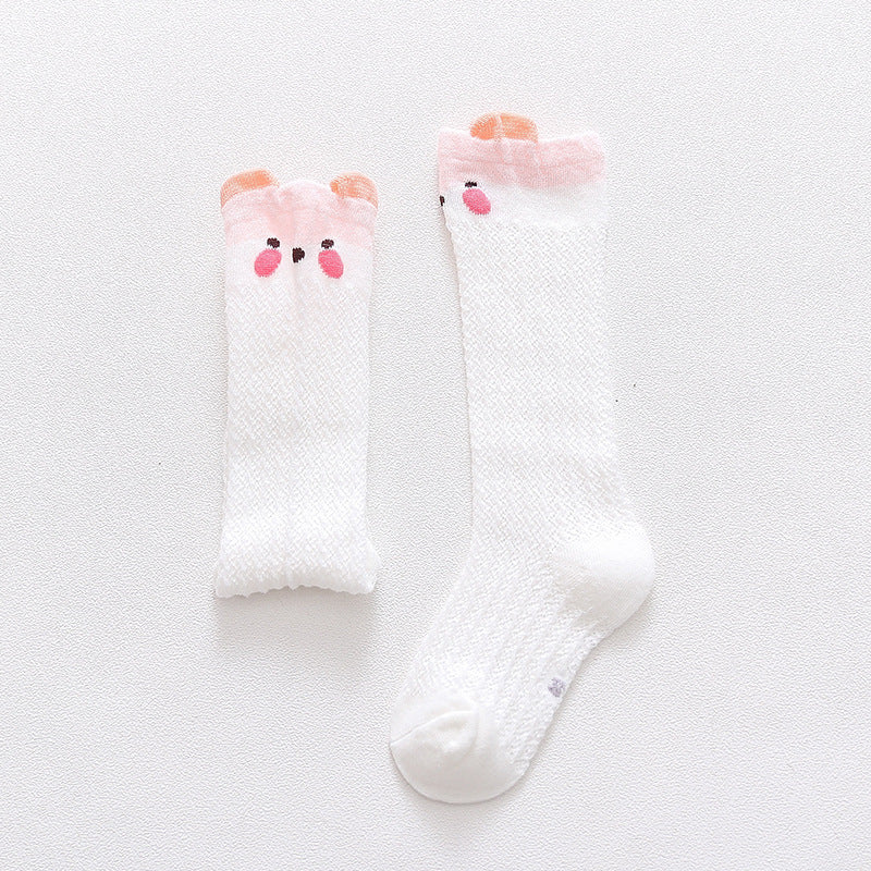 Wholesale Children Cotton Summer Mesh Socks Thin Mosquito Socks